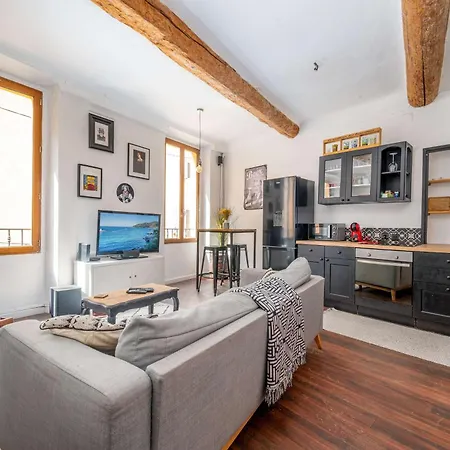 Duplex Vintage, Vieil Antibes, Plages A 5 Min *